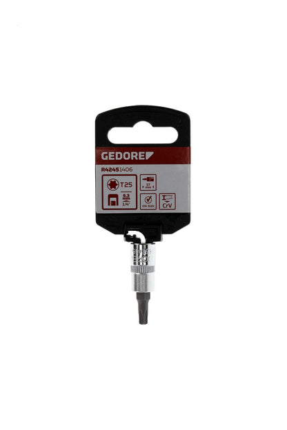 GEDORE red R42451406 - Douille de tournevis 1/4" TORX T25 L=37 mm