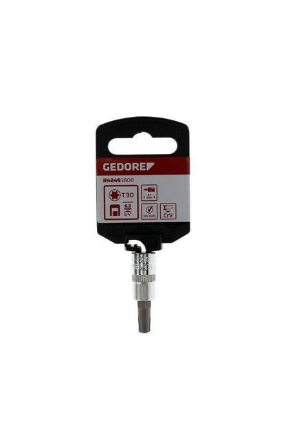 GEDORE red R42451606 - Douille de tournevis 1/4" TORX T30 L=37 mm