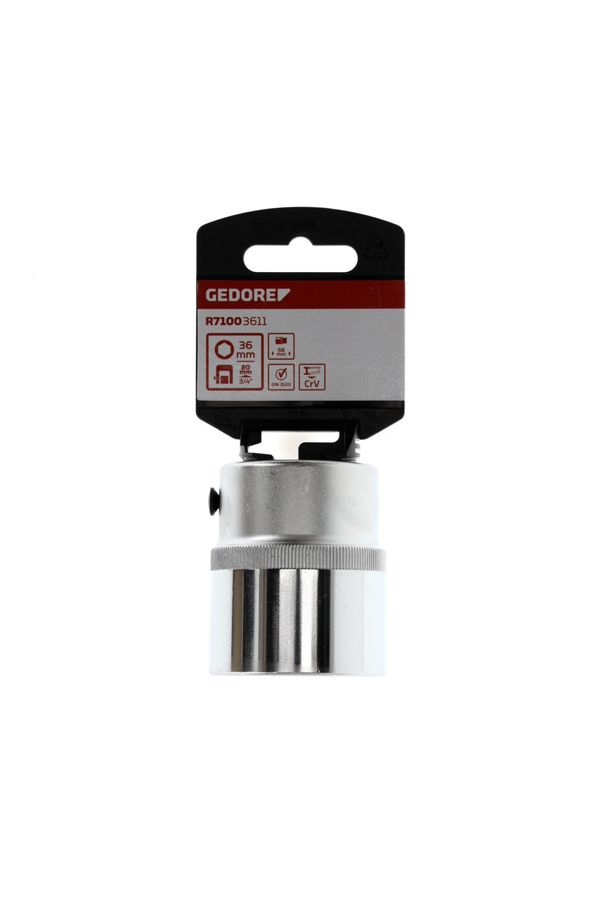 R71003611 - Vaso 3/4", hexagonal, 36 mm L=58 mm