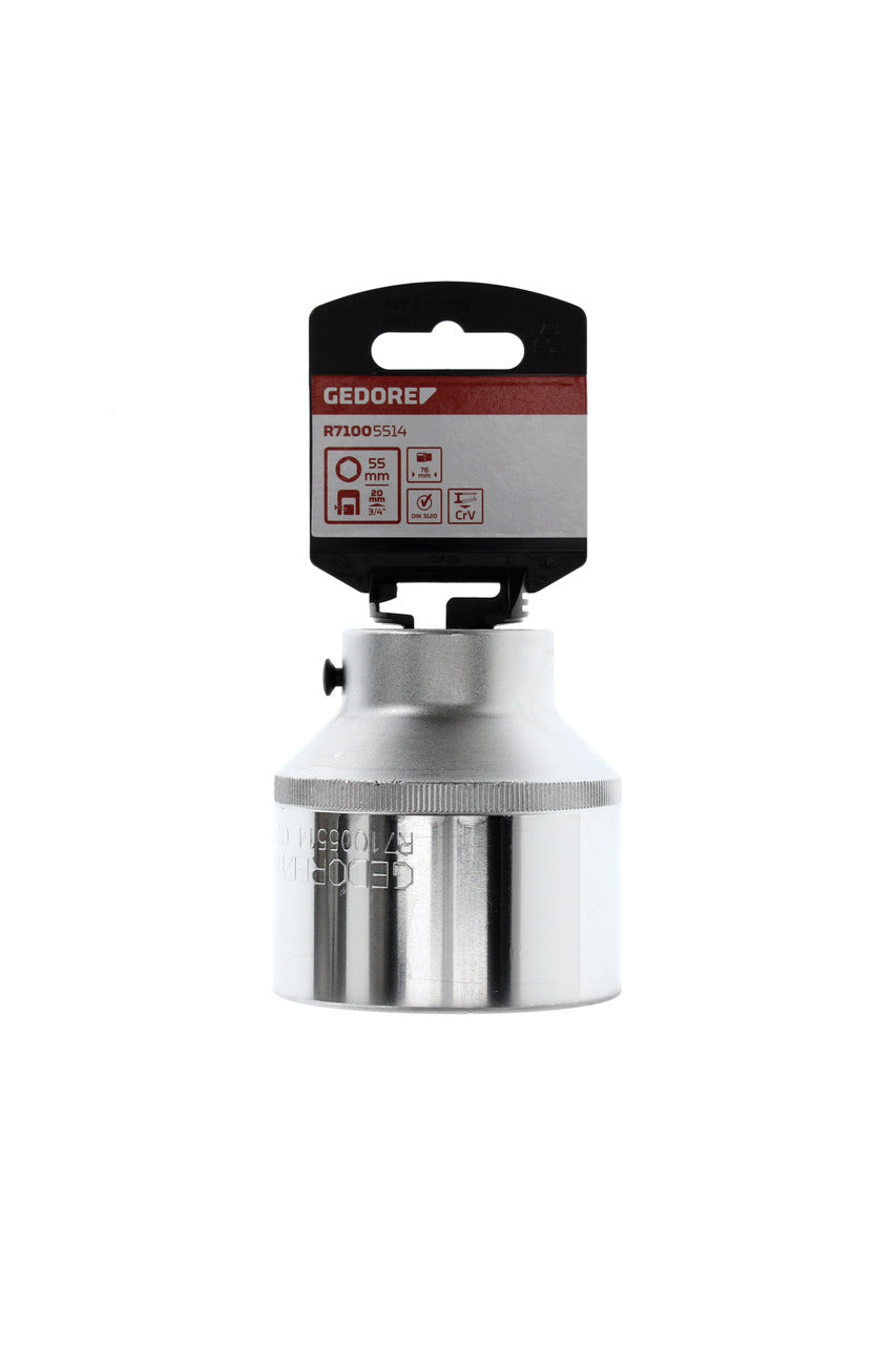 R71005514 - Vaso 3/4", hexagonal, 55 mm L=76 mm