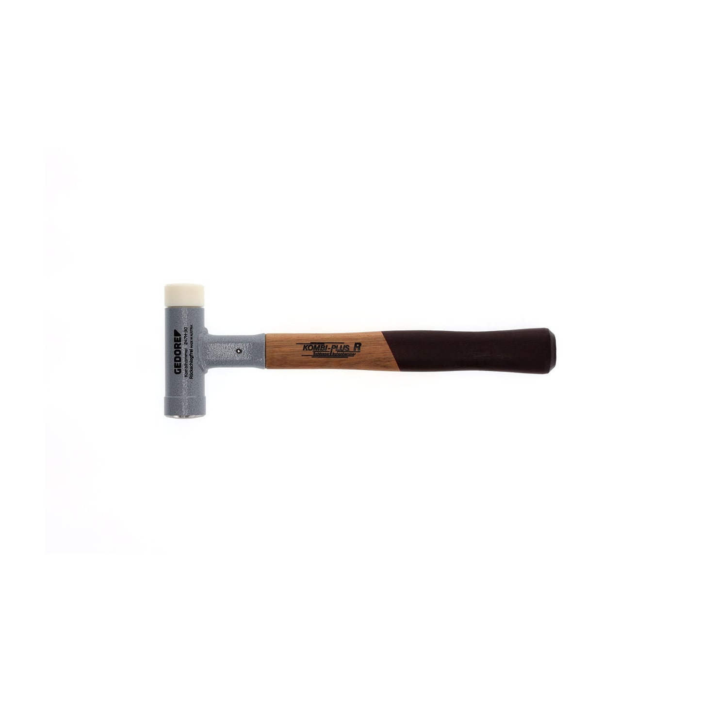 GEDORE 247 H - Martillos antirrebote KOMBI+ con mango de madera de nogal