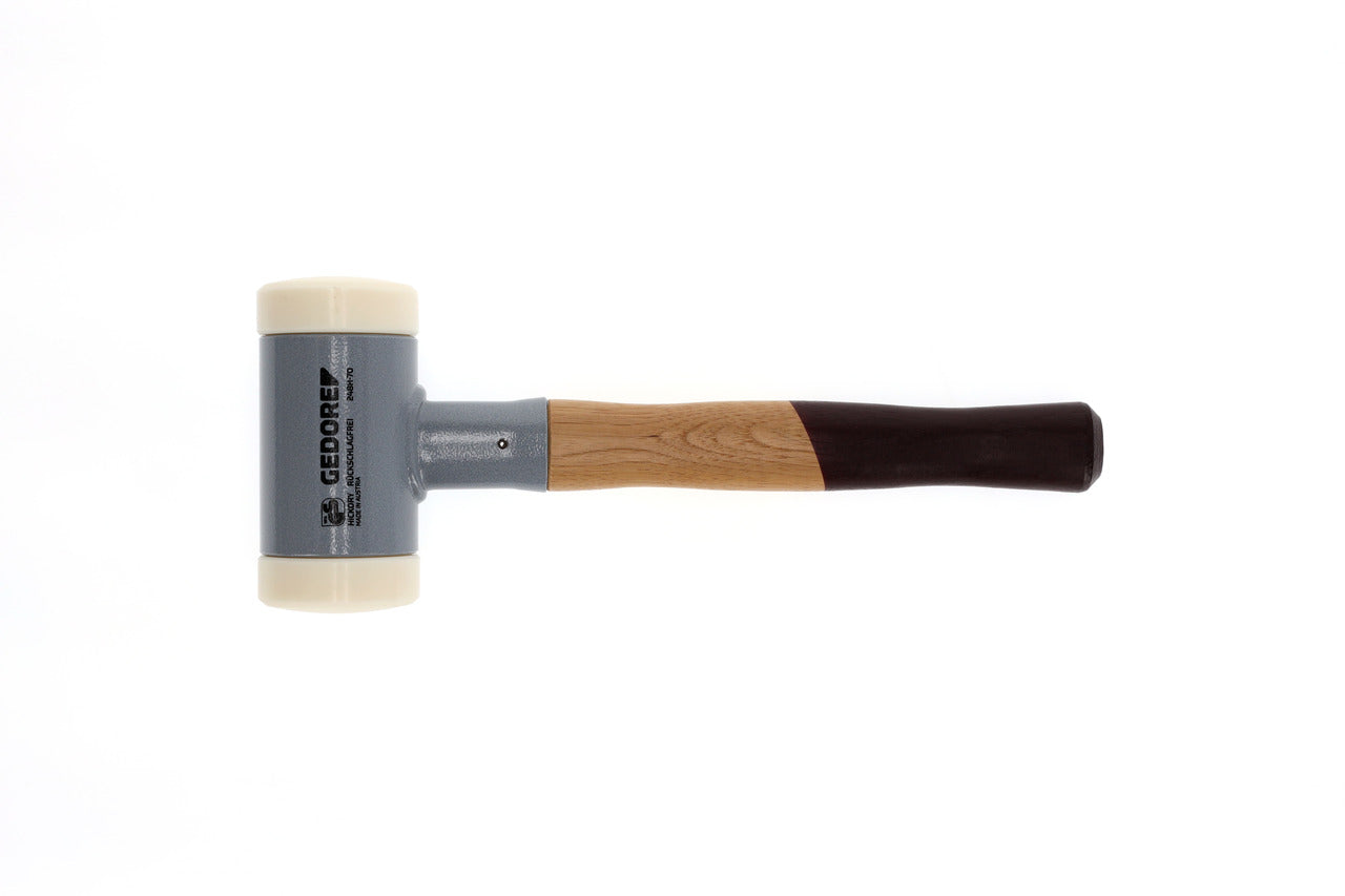 248 H - Martillos antirrebote con mango de madera de nogal