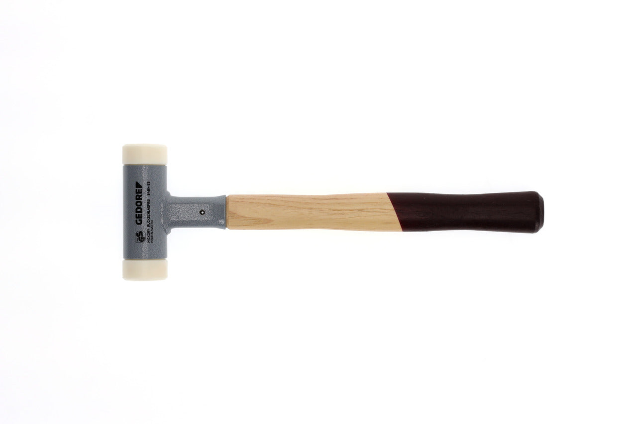 248 H - Martillos antirrebote con mango de madera de nogal