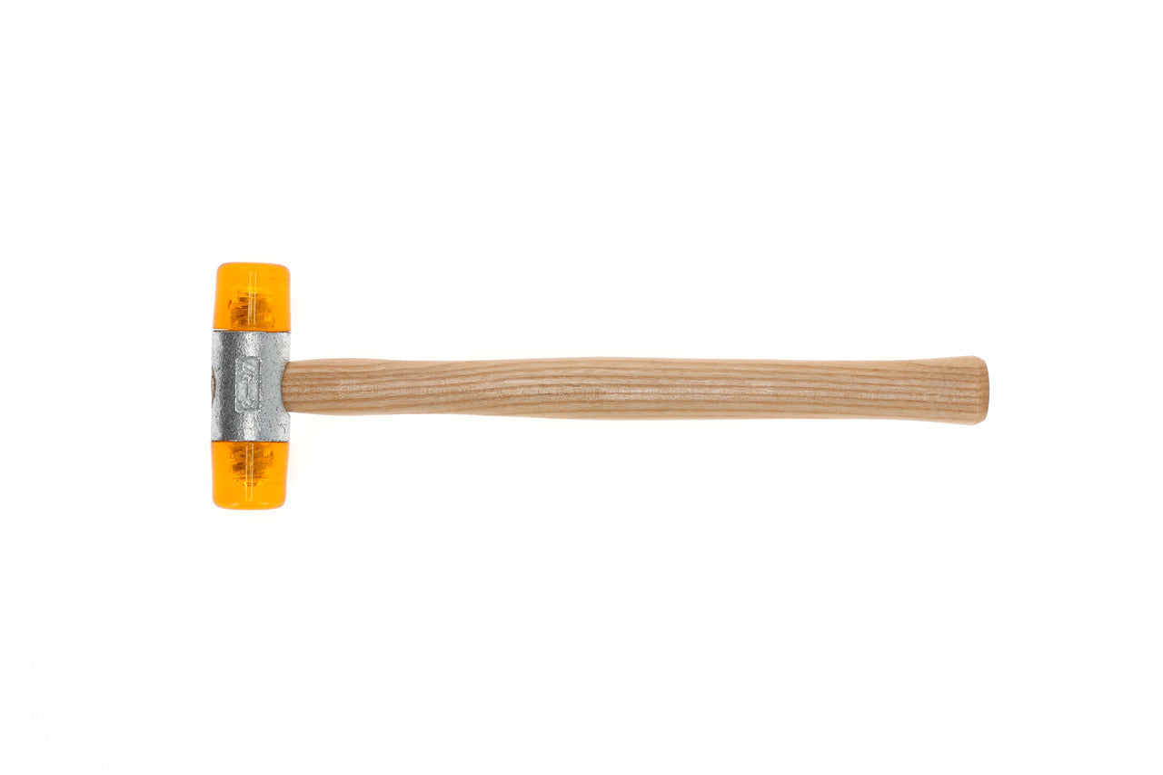 224 E - Martillos de bocas de plástico con mango de madera de fresno