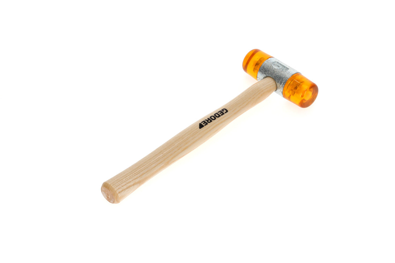 224 E - Martillos de bocas de plástico con mango de madera de fresno