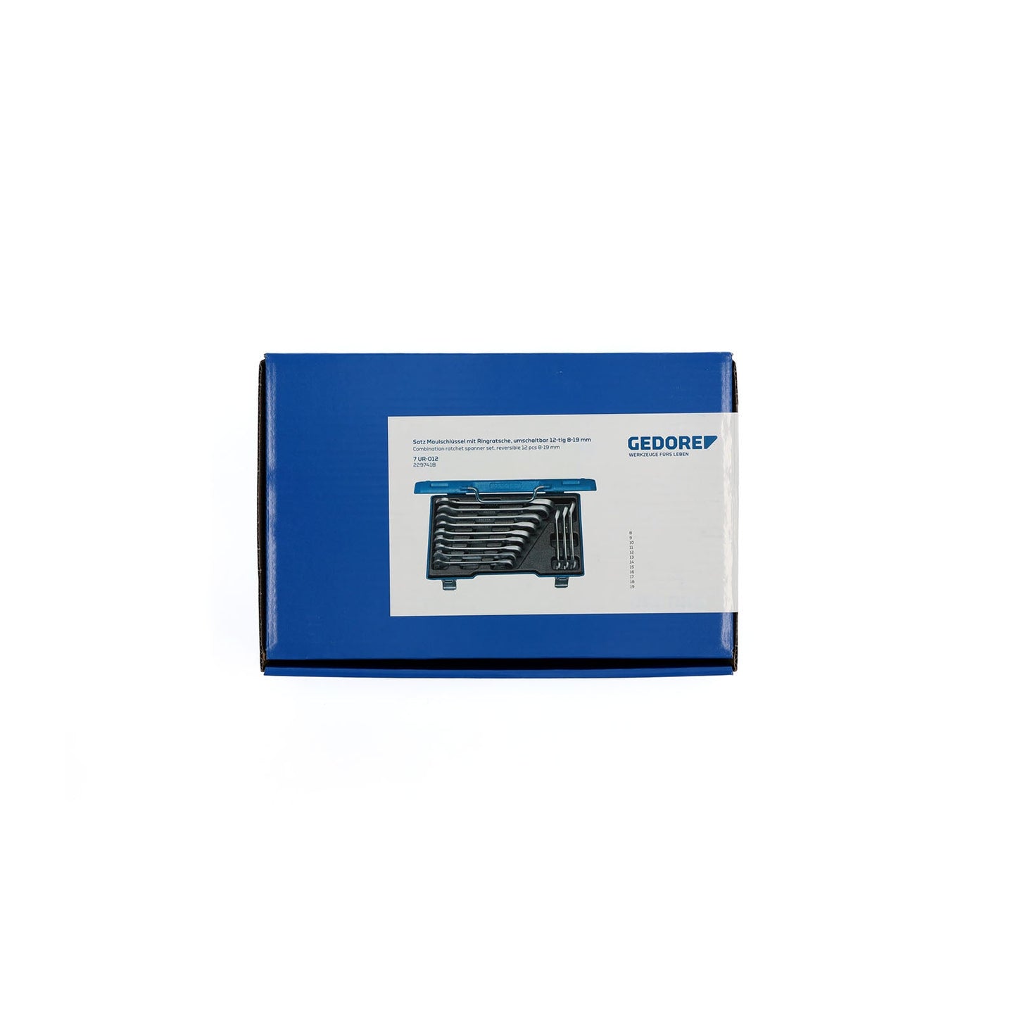 GEDORE 7 UR-012 - Juego 7UR 12 piezas 8-19mm