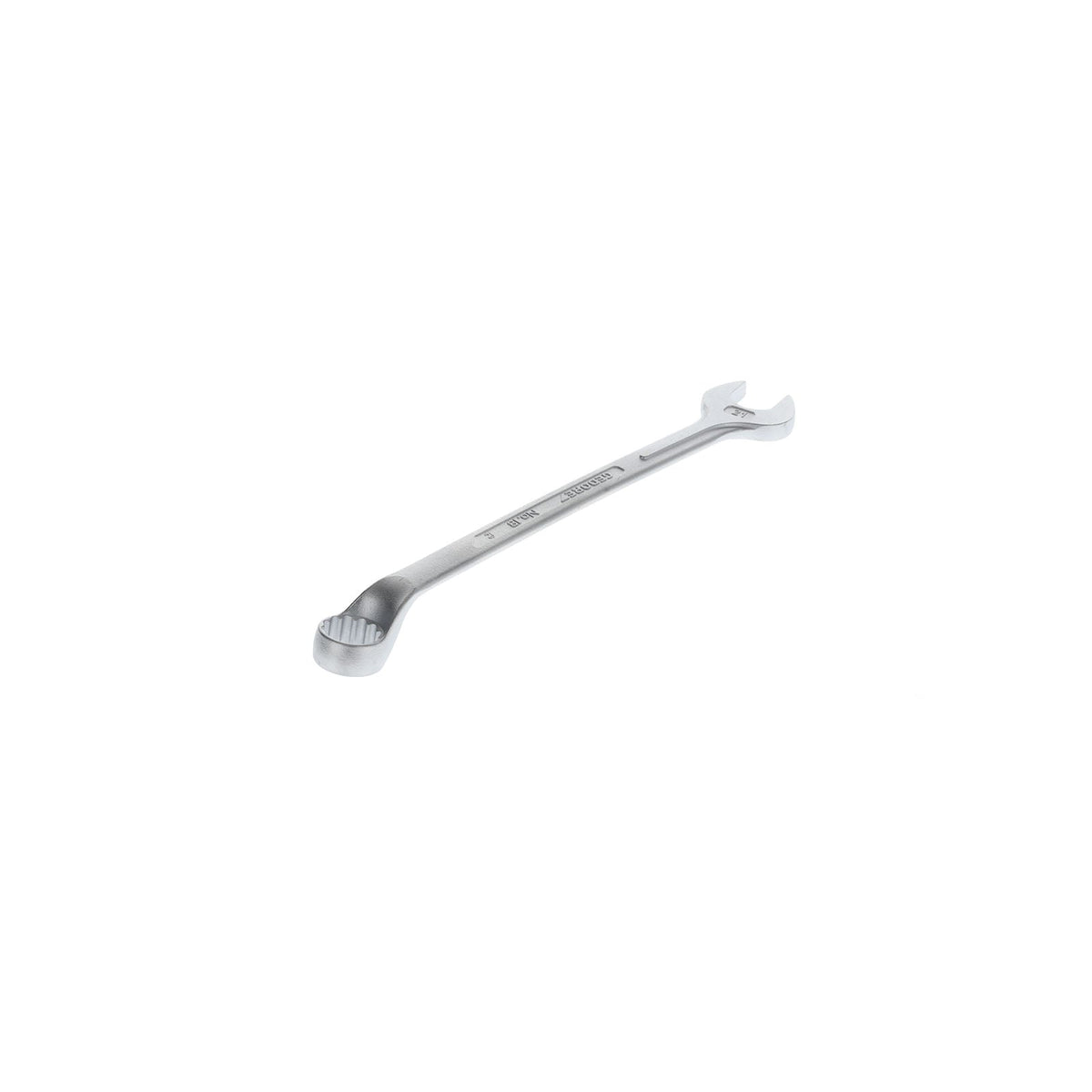 Llave Combinada Acodada, 21mm: Llave combinada acodada con boca abierta y extremo poligonal cerrado