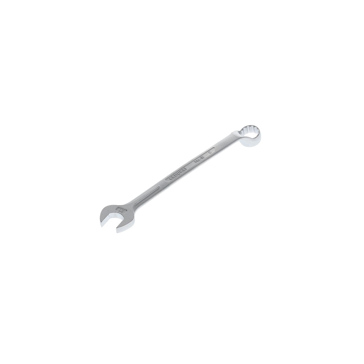 Llave Combinada Acodada, 21mm: Llave combinada acodada, boca abierta en un extremo y estrella en el otro