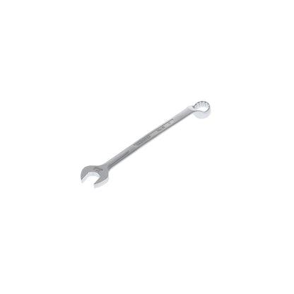 Llave Combinada Acodada, 21mm: Llave combinada acodada, boca abierta en un extremo y estrella en el otro