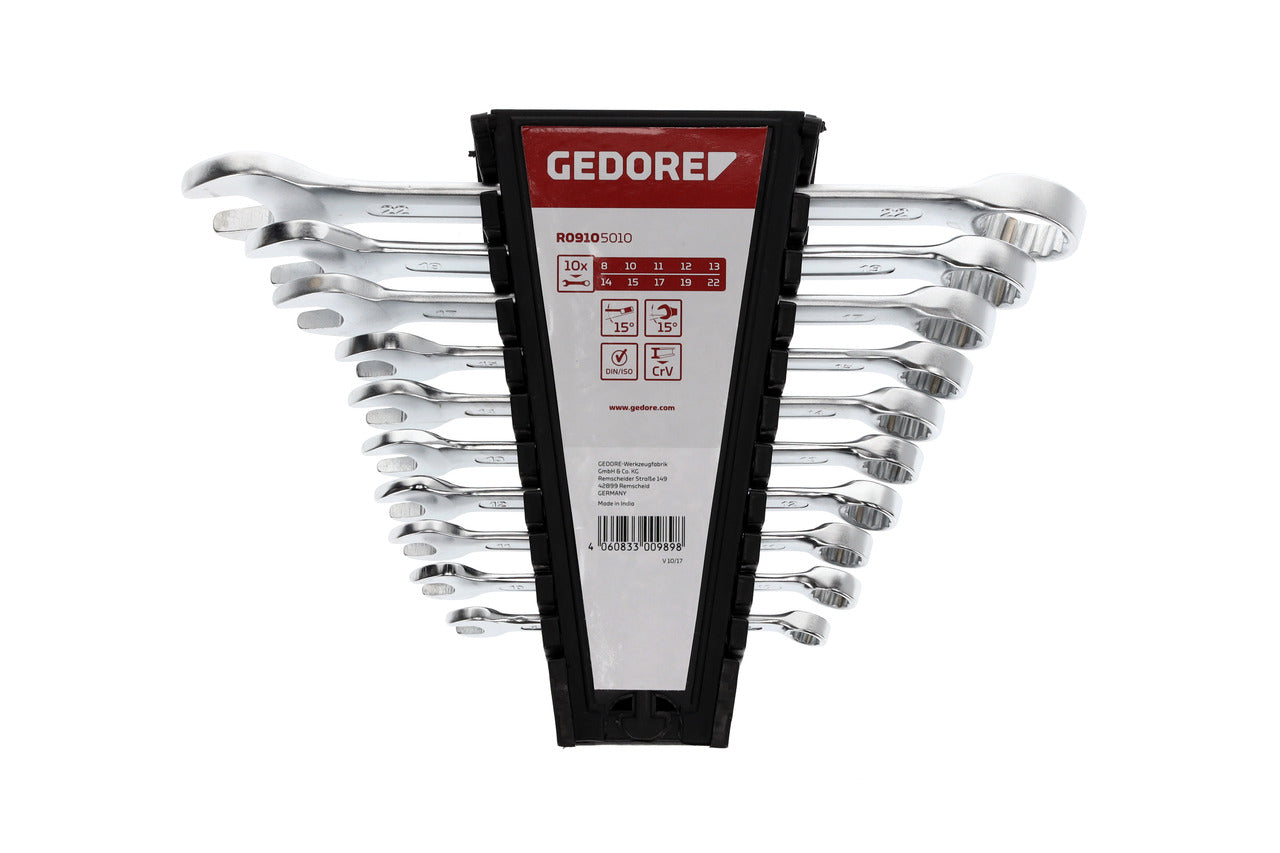 GEDORE red R09105010 - Jeu de clés mixtes, 8-22 mm, 10 pièces