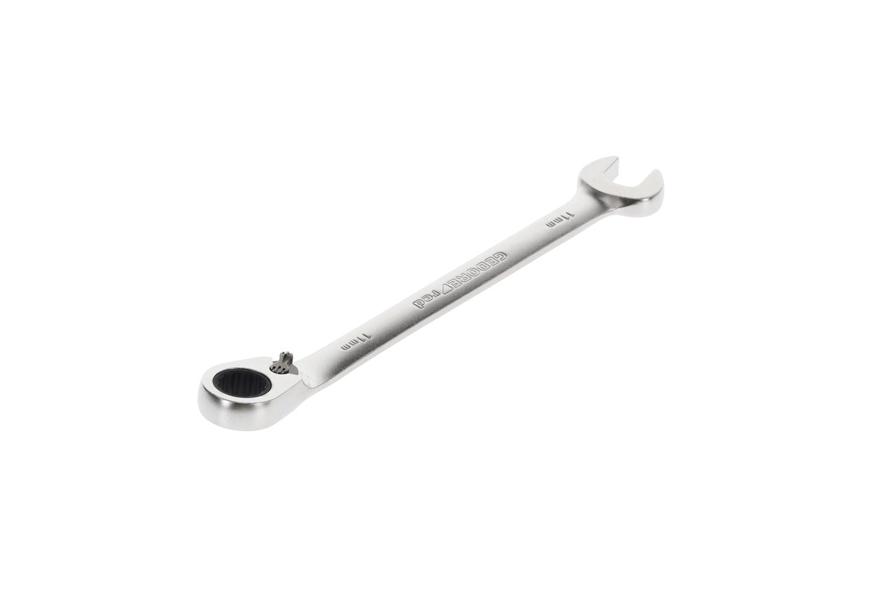 GEDORE red R07200110 - Clé combinée à cliquet avec levier de changement de vitesse, 11 mm L=164 mm