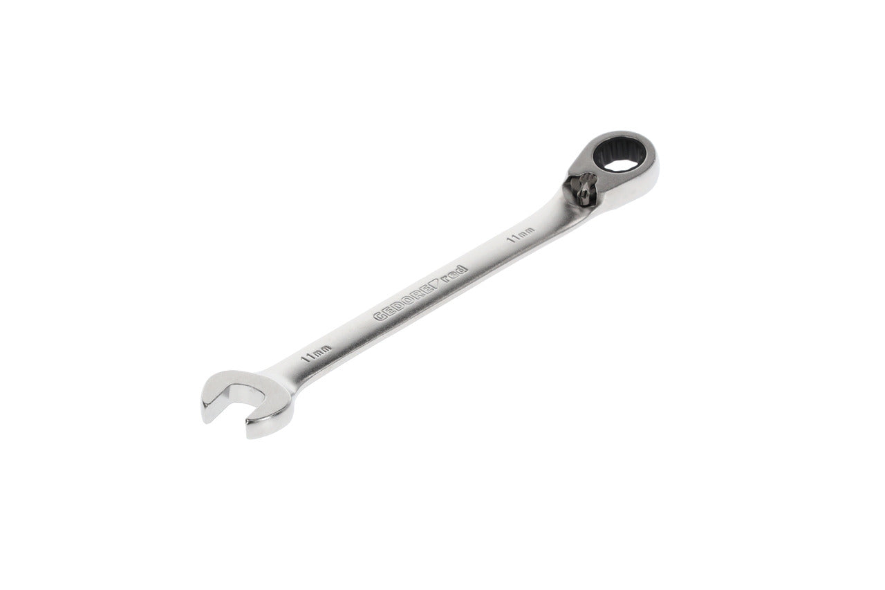 GEDORE red R07200110 - Clé combinée à cliquet avec levier de changement de vitesse, 11 mm L=164 mm
