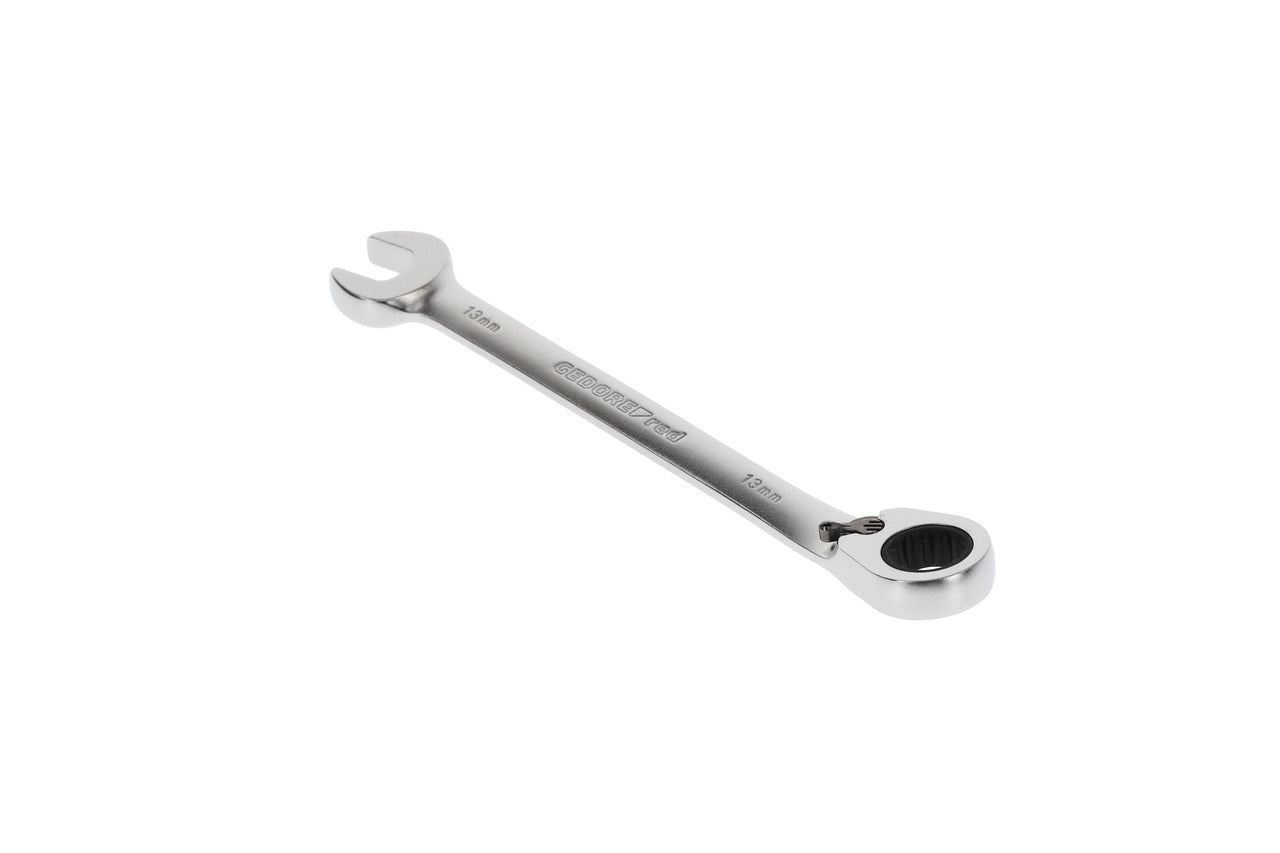GEDORE red R07200130 - Clé combinée à cliquet avec levier de changement de vitesse, 13 mm L=177 mm