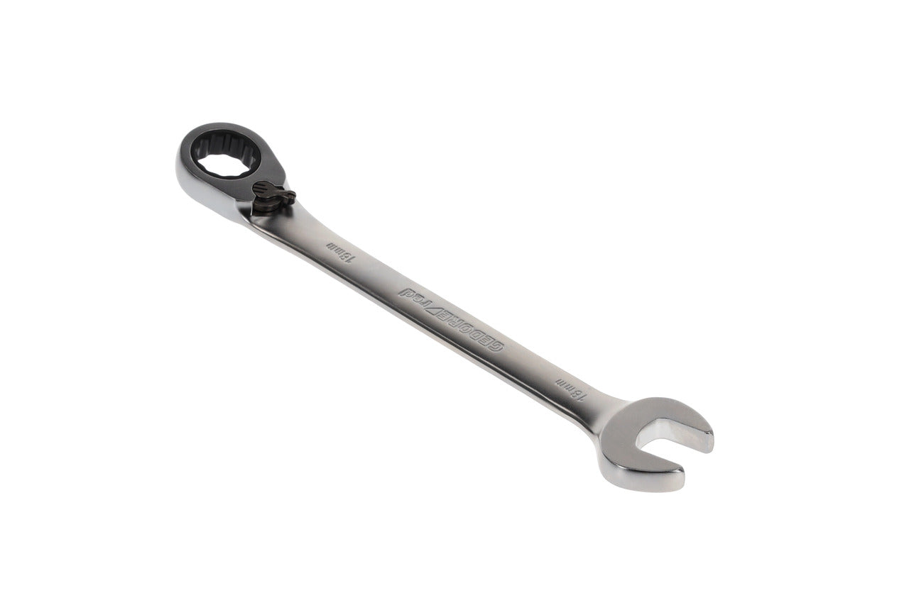 GEDORE red R07200180 - Clé combinée à cliquet avec levier de changement de vitesse, 18 mm L=245 mm