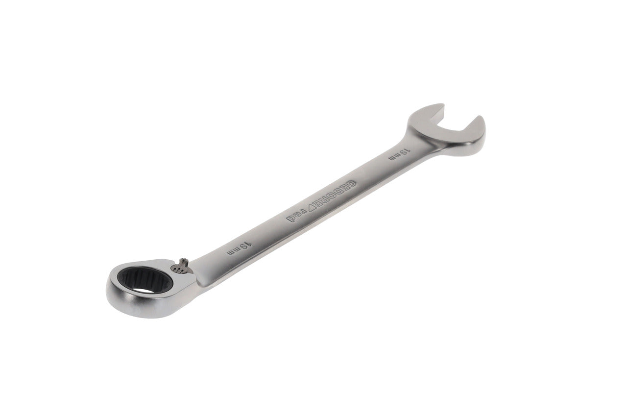 GEDORE red R07200190 - Clé combinée à cliquet avec levier de changement de vitesse, 19 mm L=245 mm