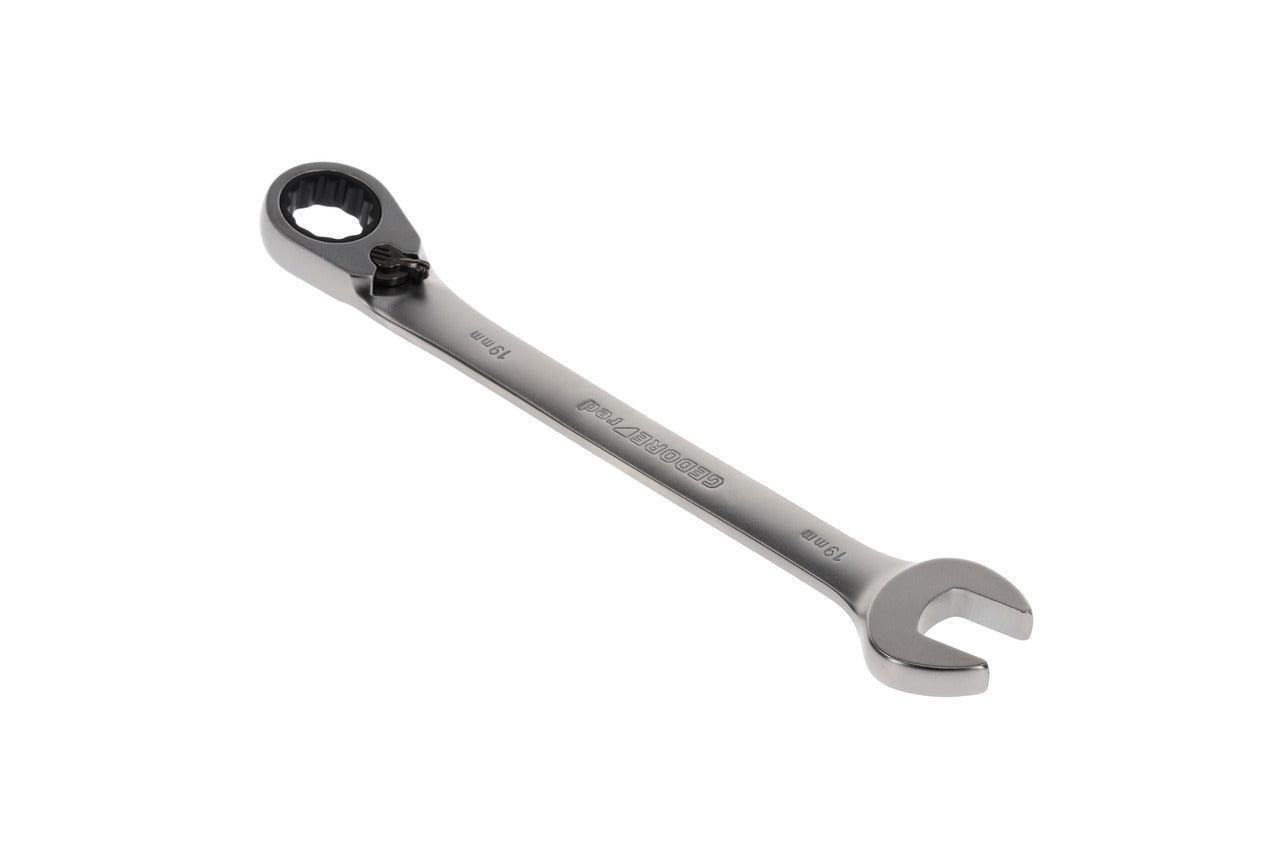 GEDORE red R07200190 - Clé combinée à cliquet avec levier de changement de vitesse, 19 mm L=245 mm