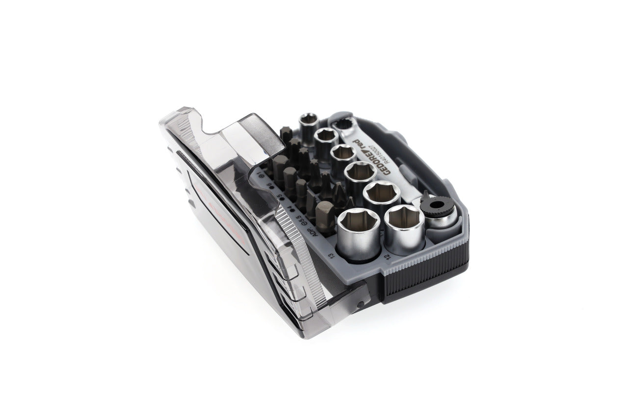 GEDORE red R49005023 - Jeu de douilles et embouts 1/4" 6-13 mm, 23 pièces