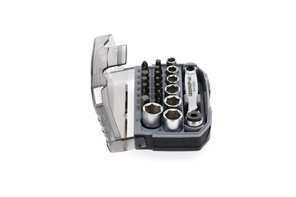 GEDORE red R49005023 - Jeu de douilles et embouts 1/4" 6-13 mm, 23 pièces
