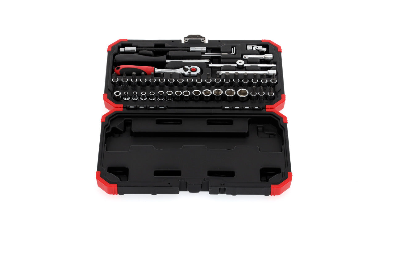 GEDORE red R49003046 - Jeu de douilles 1/4" 4-14 mm, 46 pièces
