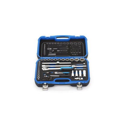 GEDORE 19 BMC 20 - Juego vasos 1/4"+1/2" 69 pzas
