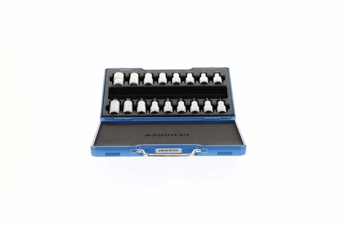 ITX 19 TX-017 - Jeu de douilles TX 1/2"