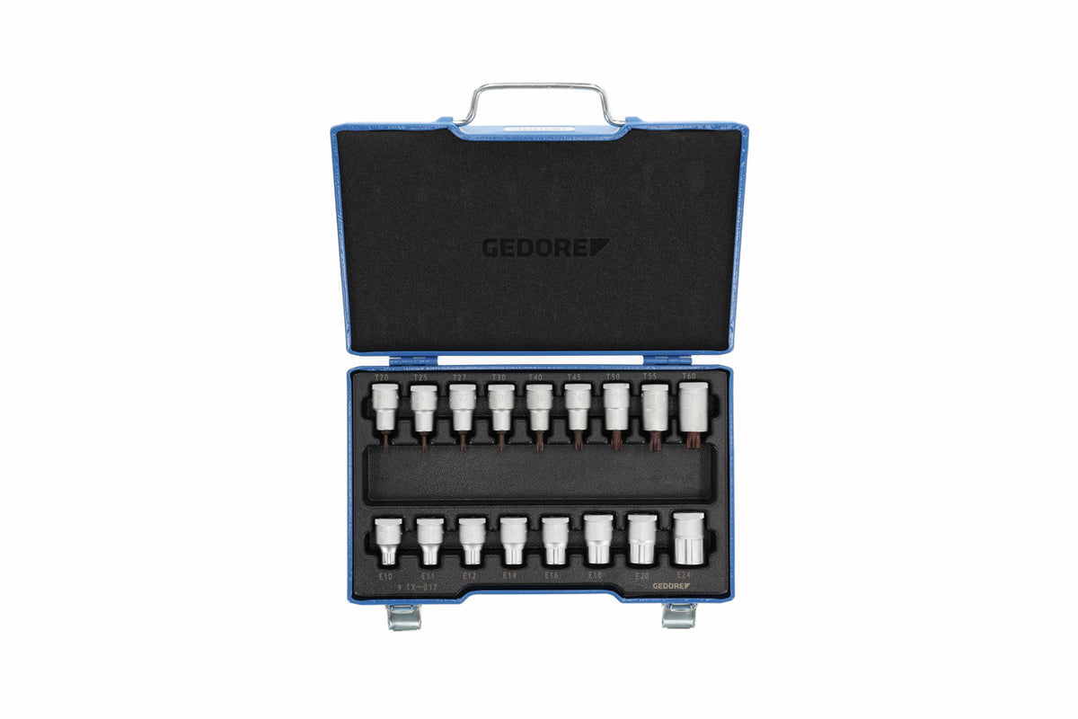 ITX 19 TX-017 - Jeu de douilles TX 1/2"