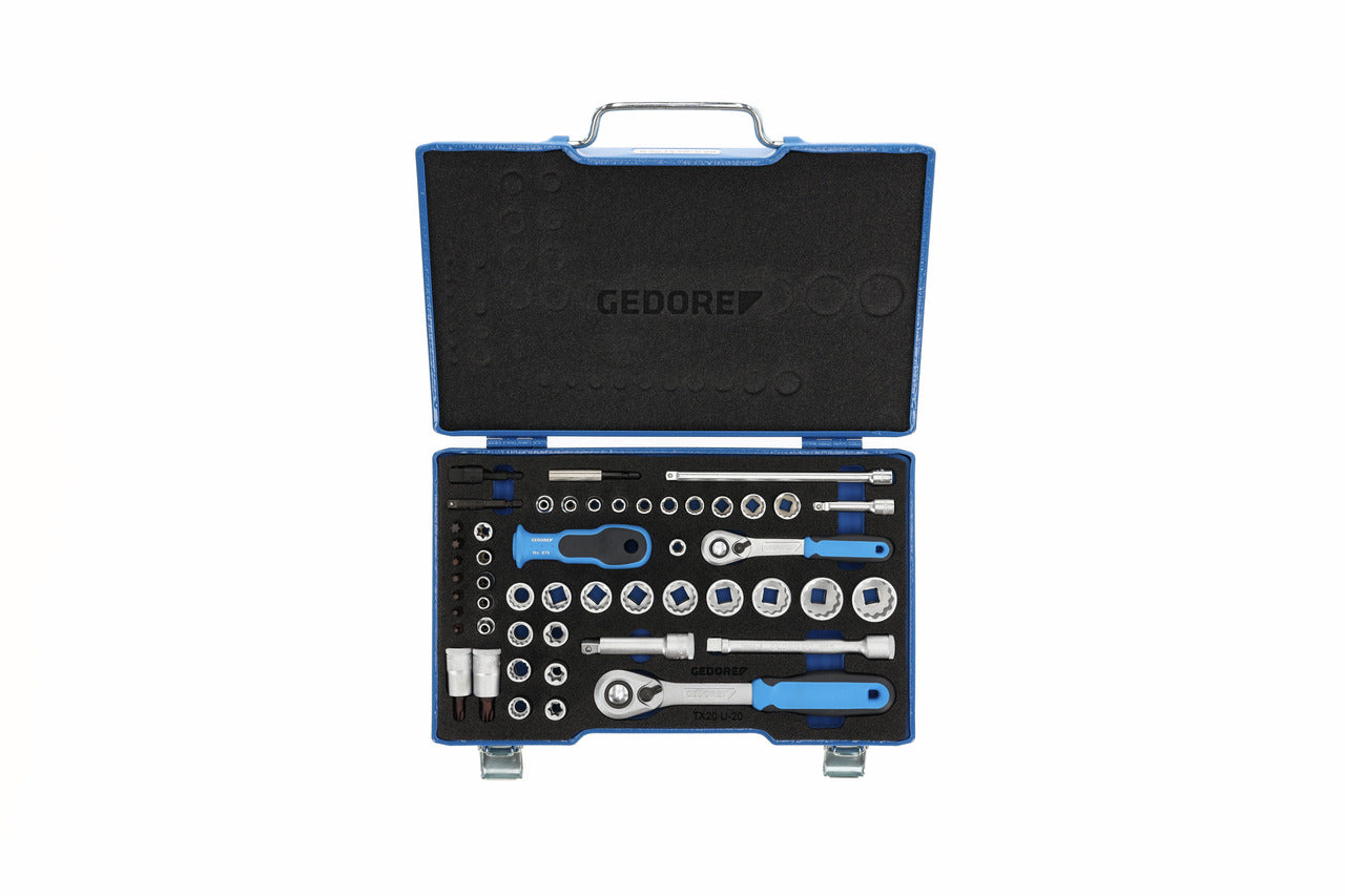 D 30 TX20 U-20 - Juego de Vasos UD 3/8"+1/4"