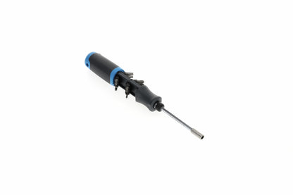 Tournevis à cliquet avec réservoir (12 embouts) 1/4"