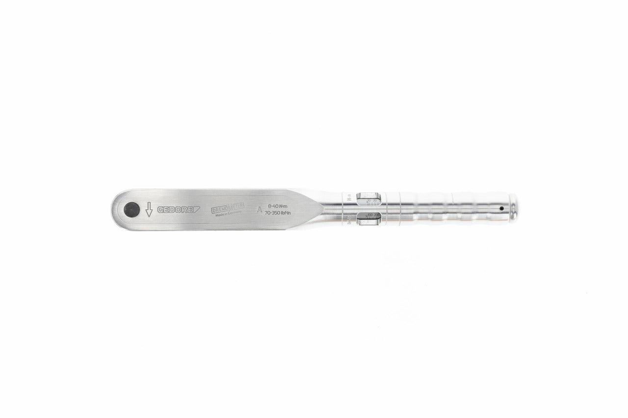 Llave dinamométrica Dremometer A Gedore, vista cenital del conjunto