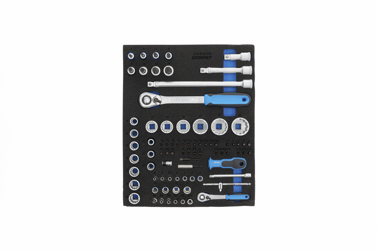 GEDORE 1507 XL-TS-308 - Établi mobile avec 308 outils