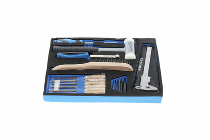 TS CT2-710 - Surtido de herramientas varias en módulo de espuma Check-Tool de doble cuerpo, 17 piezas