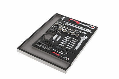 GEDORE red R22350000 - Jeu de douilles, module CT 1/4"+1/2", 87 pièces