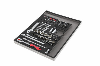 GEDORE red R22350000 - Jeu de douilles, module CT 1/4"+1/2", 87 pièces