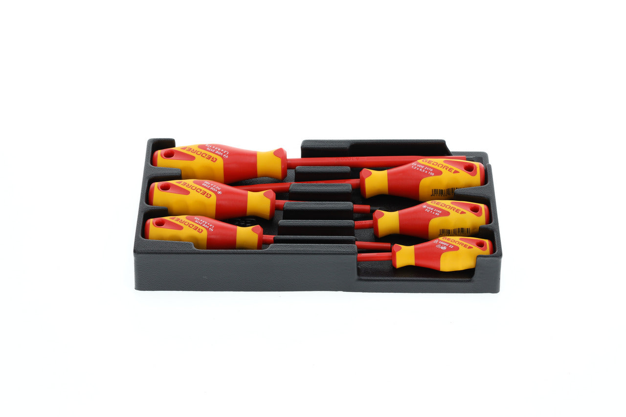 GEDORE 1500 ES-VDE 2170 PZ - Jeu de tournevis PZ isolés VDE en module plastique ES