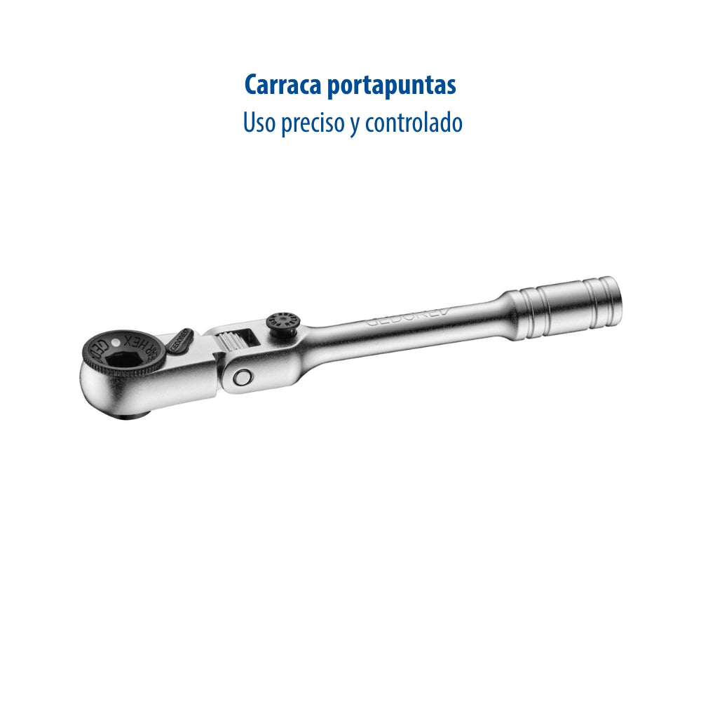 671 M-003 – Set de carraca portapuntas multifuncional, 3 piezas