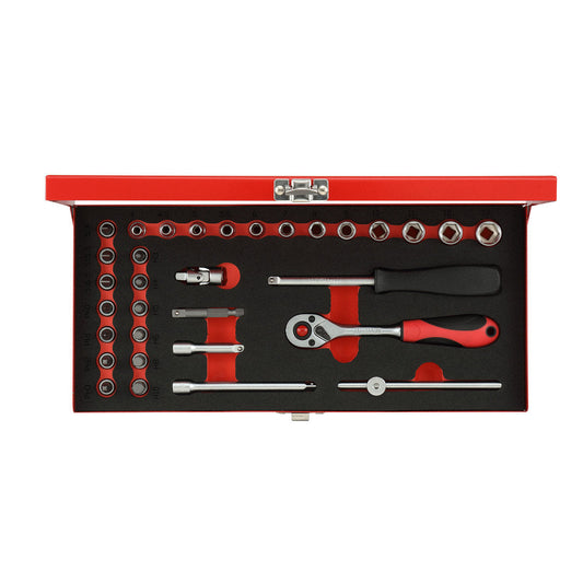 GEDORE red R49004033 - Jeu de douilles 1/4", 4-13 mm, 33 pièces