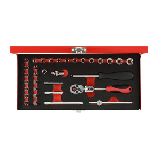 GEDORE red R49044033 - Jeu de douilles 1/4", 4-13 mm, 33 pièces