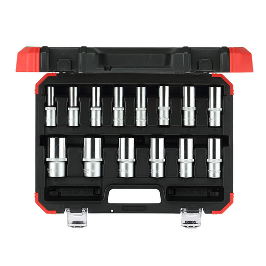 GEDORE red R61003114 - Jeu de douilles 1/2" hexagonales 10-32 mm, 14 pièces