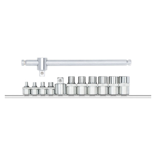 GEDORE red R58018012 - Jeu de douilles 3/8" TORX avec rail et poignée