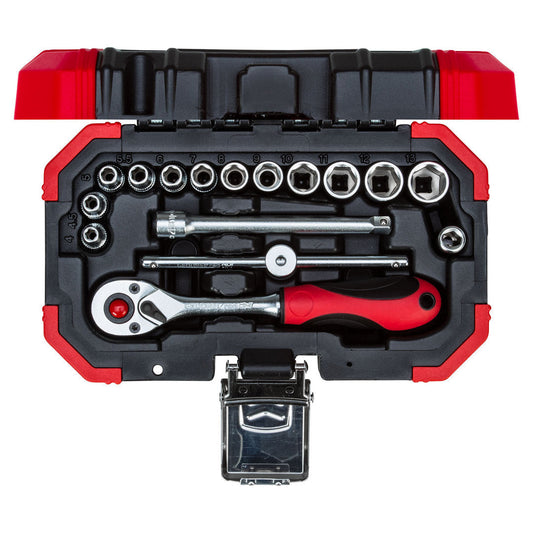 GEDORE red R49003016 - Jeu de douilles 1/4" 4-13 mm, 16 pièces