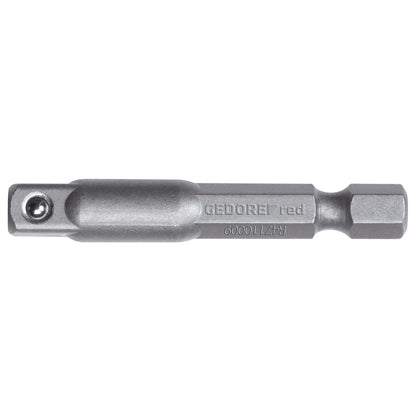 GEDORE red R47110009 - Adaptateur d'entraînement 1/4" carré x 1/4" hexagonal L=50 mm