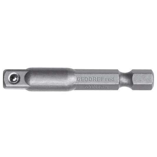 GEDORE red R47110009 - Adaptateur d'entraînement 1/4" carré x 1/4" hexagonal L=50 mm