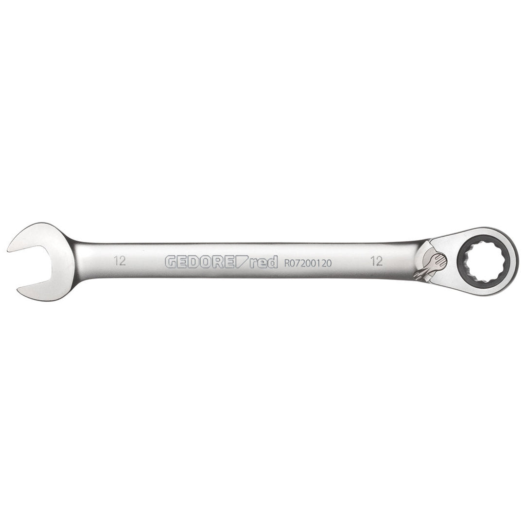 GEDORE red R07200220 - Clé combinée à cliquet avec levier de changement de vitesse, 22 mm L=280 mm