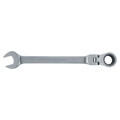 Llave combinada de carraca articulada, 8 mm