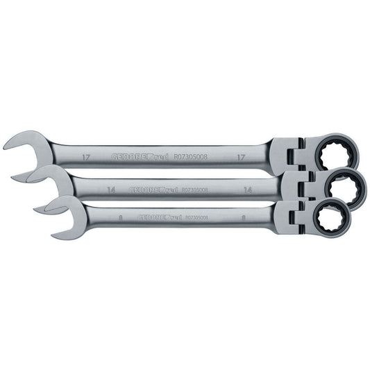 GEDORE red R07305005 - Jeu de clés mixtes à cliquet articulées 8-19 mm