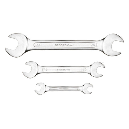 GEDORE red R05105008 - Jeu de 8 clés plates, 6-22 mm