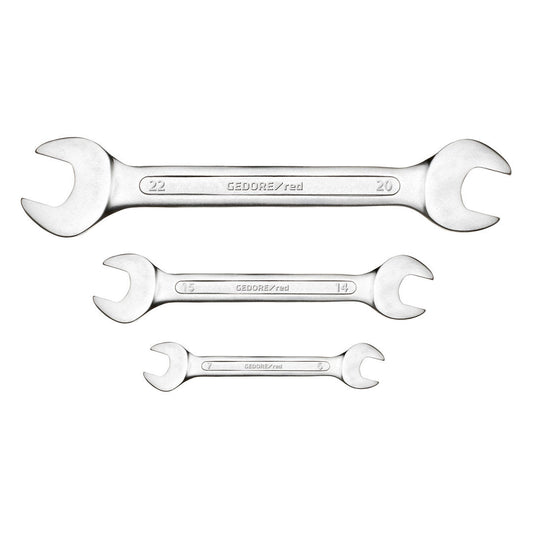 GEDORE red R05105008 - Jeu de 8 clés plates, 6-22 mm