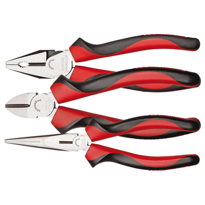 GEDORE red R28002003 - Jeu de pinces, poignée bi-matière, 3 pièces