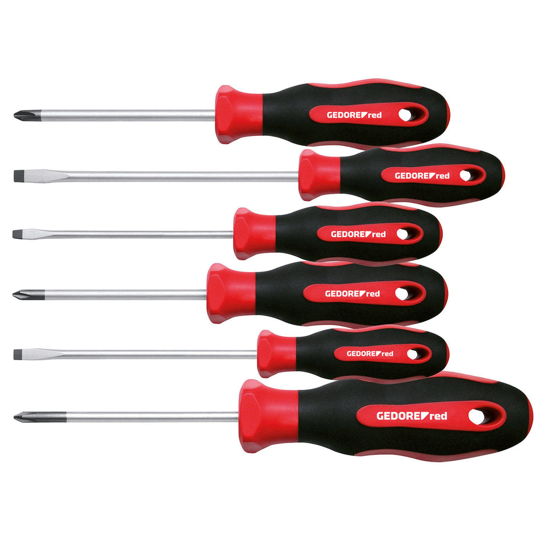 GEDORE red R38002006 - Jeu de 6 tournevis PH + plats