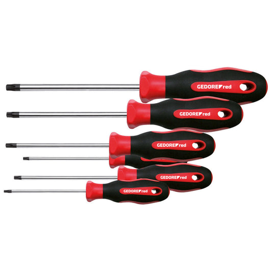 GEDORE red R38402006 - Jeu de tournevis 2 composants T10-40, 6 pièces